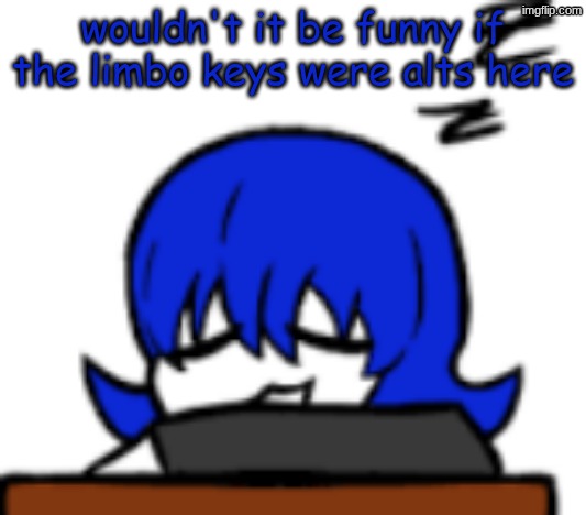 boring | wouldn't it be funny if the limbo keys were alts here | image tagged in boring | made w/ Imgflip meme maker