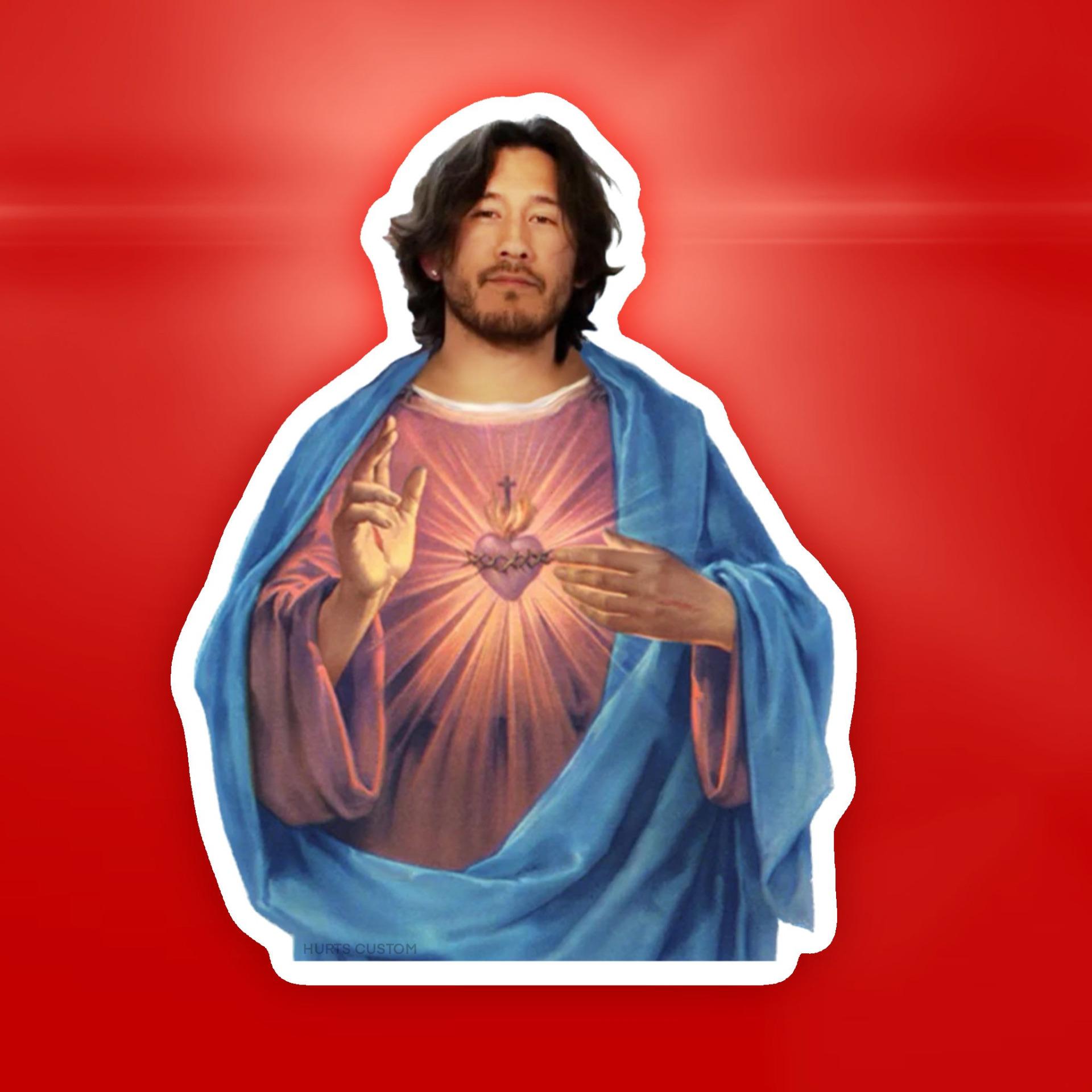 Markiplier jesus Blank Meme Template