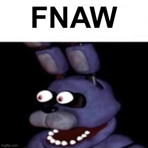 Bonnie Eye Pop | FNAW | image tagged in bonnie eye pop | made w/ Imgflip meme maker