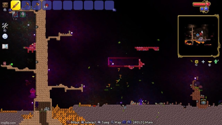 This new getfixedboi seed will destroy your mental health | image tagged in terraria,video games,gaming,nintendo switch,screenshot | made w/ Imgflip meme maker