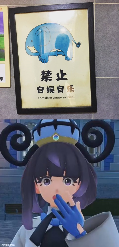 What the horror sign is this!? | image tagged in sign,elephant | made w/ Imgflip meme maker