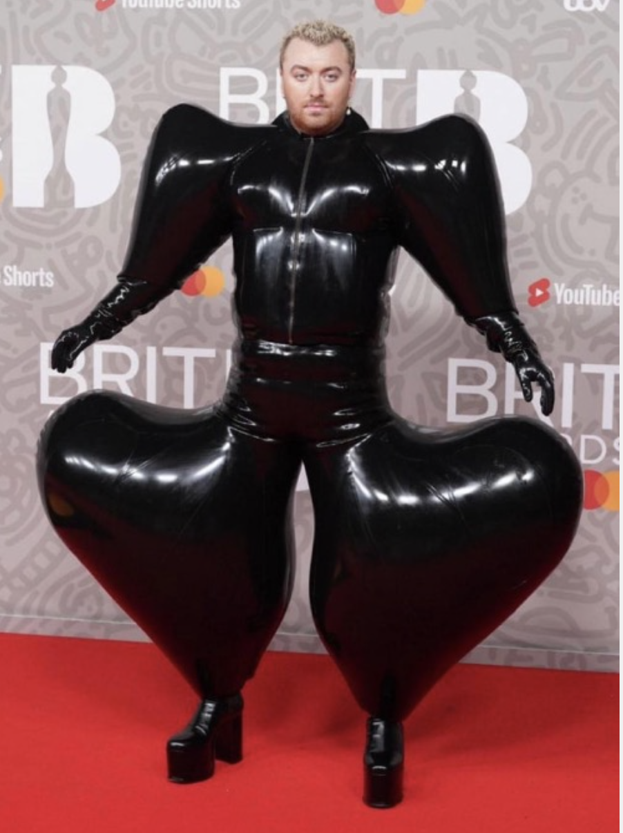 High Quality weird fashion Blank Meme Template