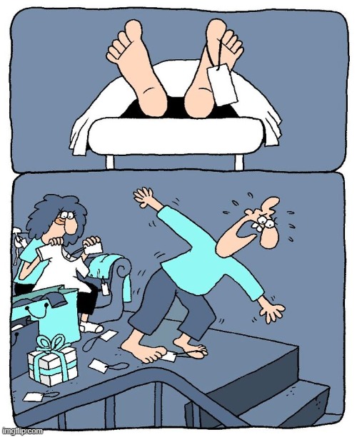 Toe Tags | image tagged in comics | made w/ Imgflip meme maker