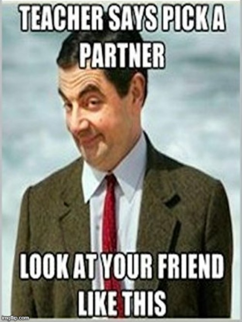 Pick a Partner | image tagged in repost | made w/ Imgflip meme maker