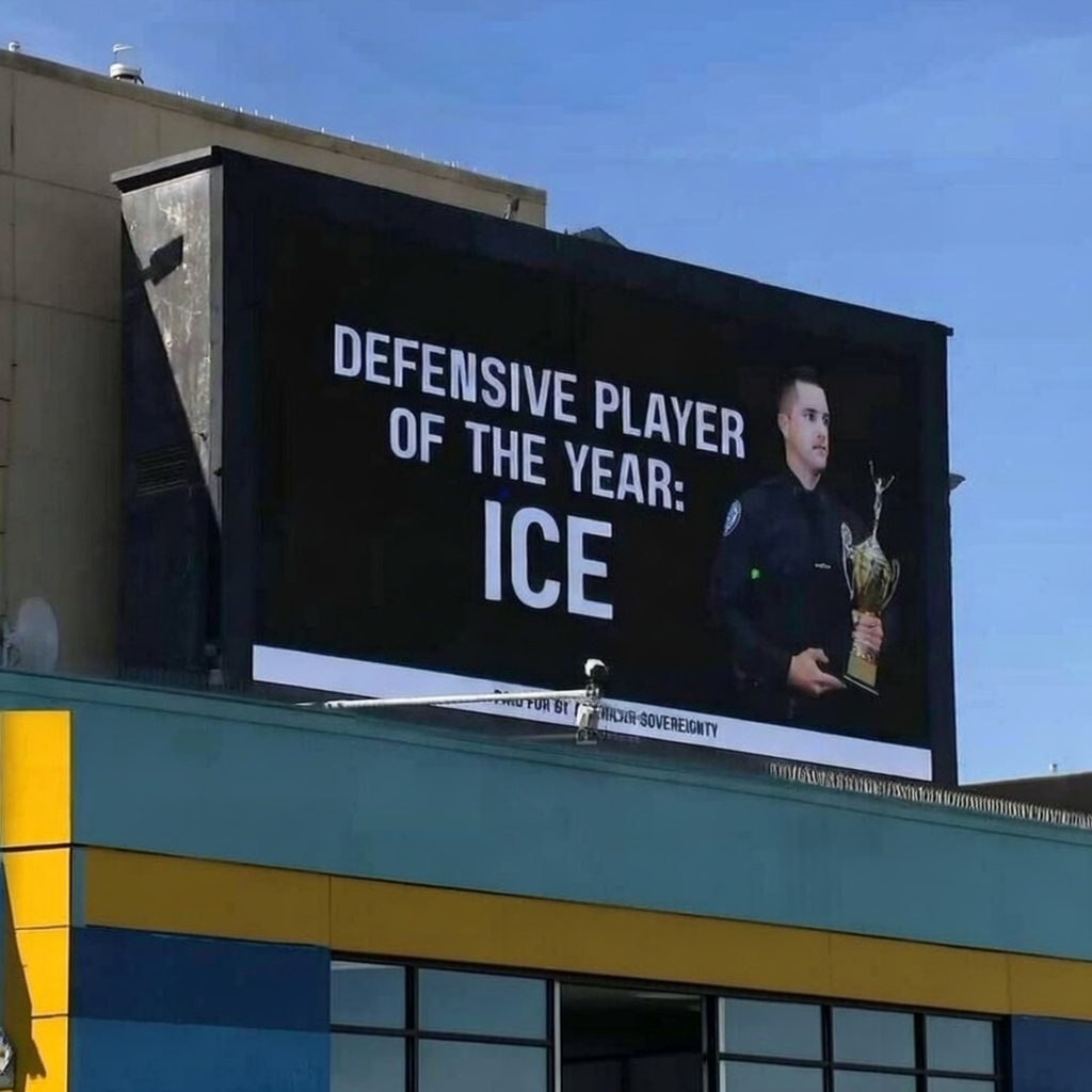 ICE Super Bowl Blank Meme Template