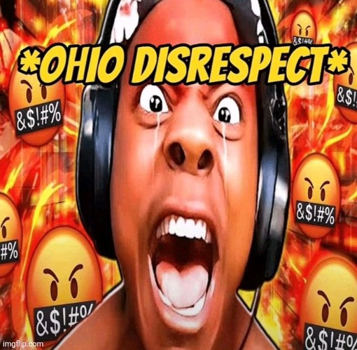 image tagged in ohio disrespect | made w/ Imgflip meme maker