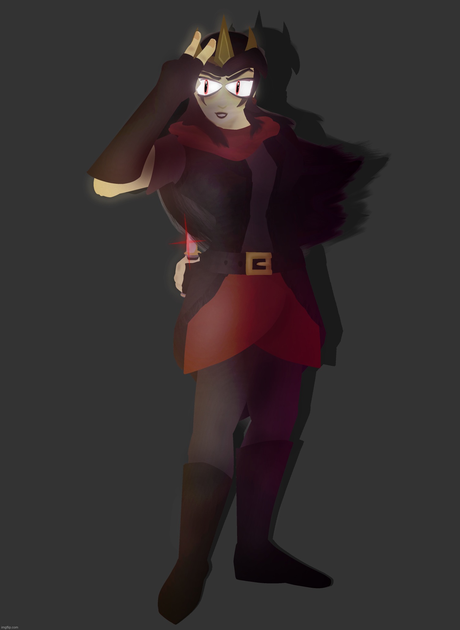 2nd version since i feel forcing the cel-shaded lighting looks off when paired with my gradient-type rendering | image tagged in loki | made w/ Imgflip meme maker