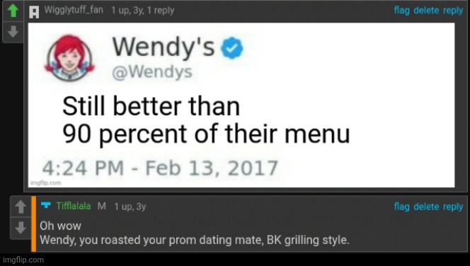 Wendy's BK | image tagged in wendy's,bk | made w/ Imgflip meme maker