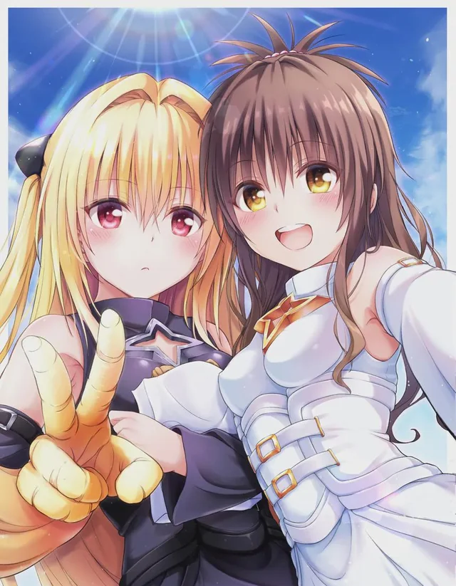 Beautiful friendship, Mikan and Yami Blank Meme Template