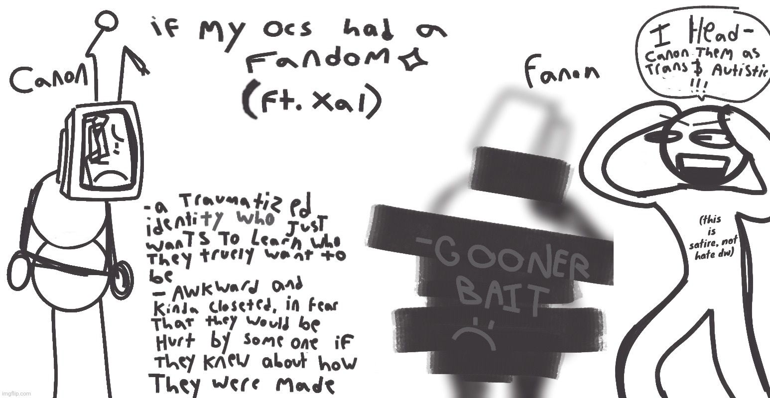 Notice people doing this online and I wanted to do it | (this is satire, not hate dw) | made w/ Imgflip meme maker