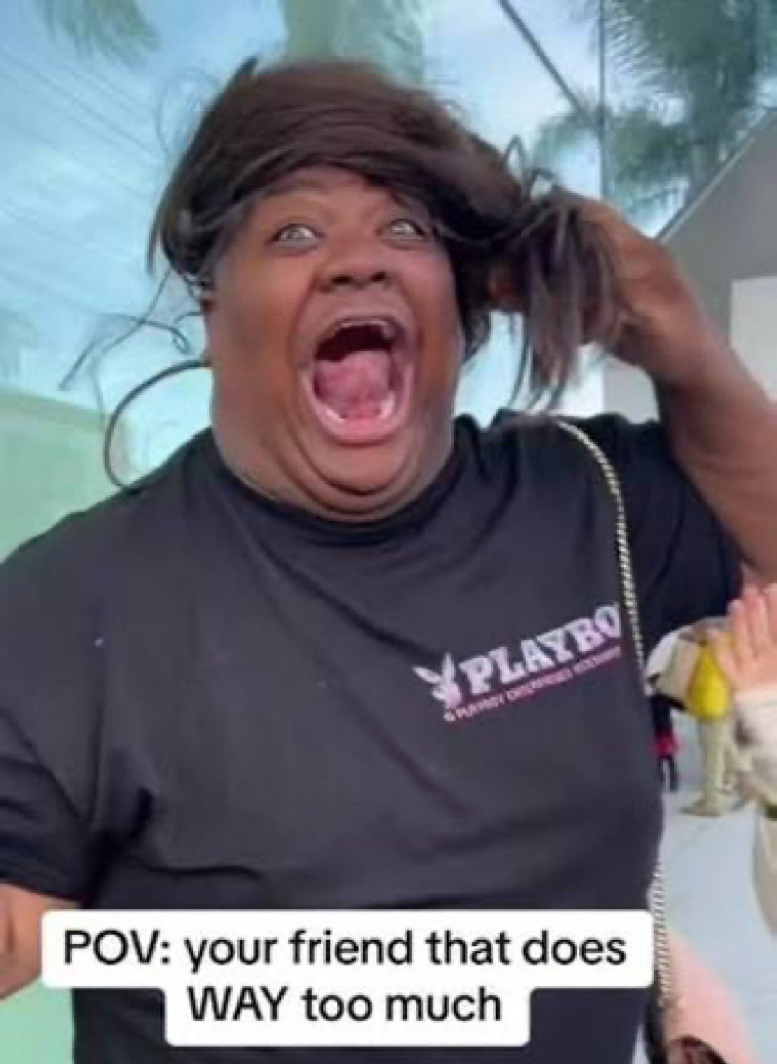 Way too much friend Blank Meme Template