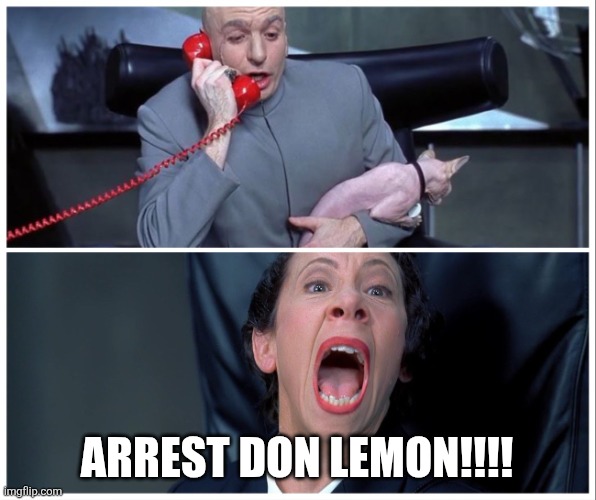 Dr Evil and Frau Yelling | ARREST DON LEMON!!!! | image tagged in dr evil and frau yelling | made w/ Imgflip meme maker