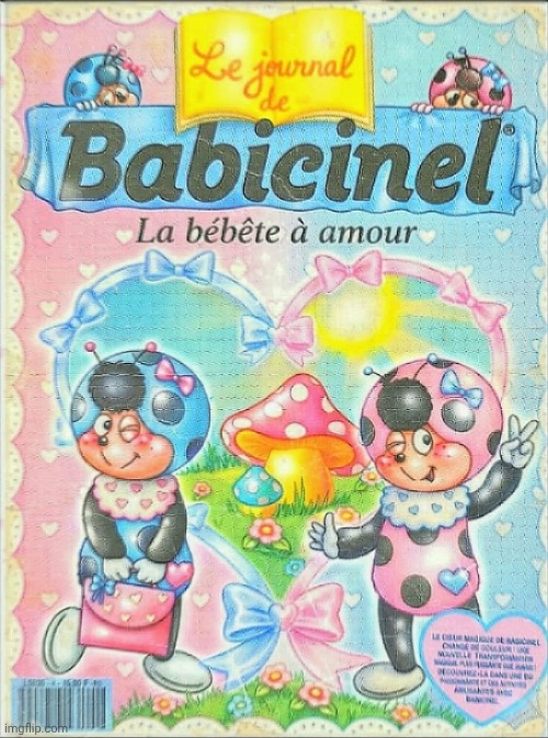 Le Journal de Babicinel magazine from Cococinel TV series 1992 | image tagged in cococinel,babicinel | made w/ Imgflip meme maker