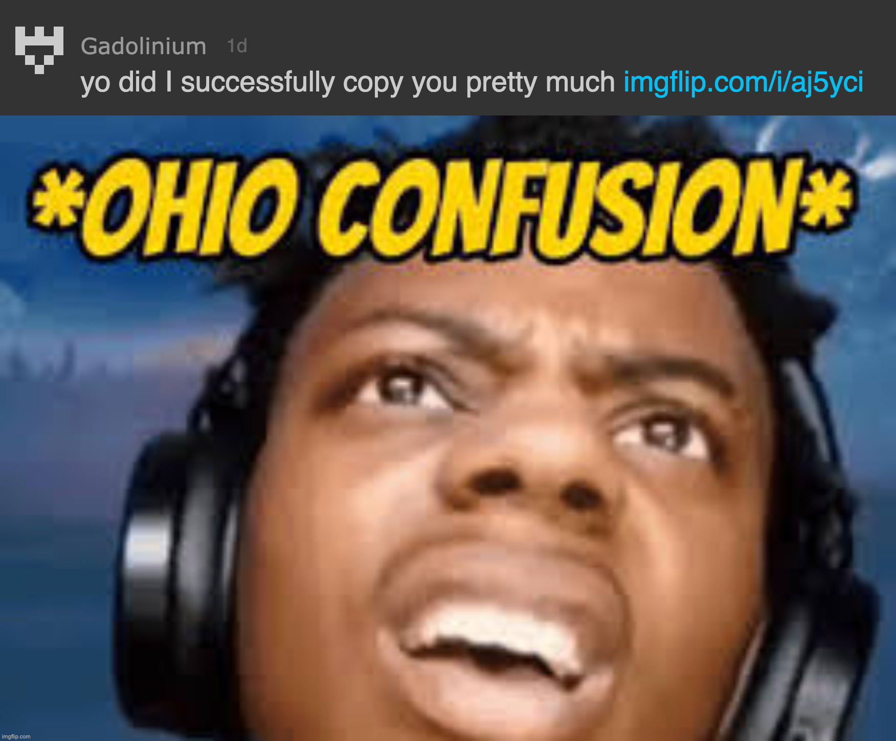 image tagged in ohio confusion | made w/ Imgflip meme maker