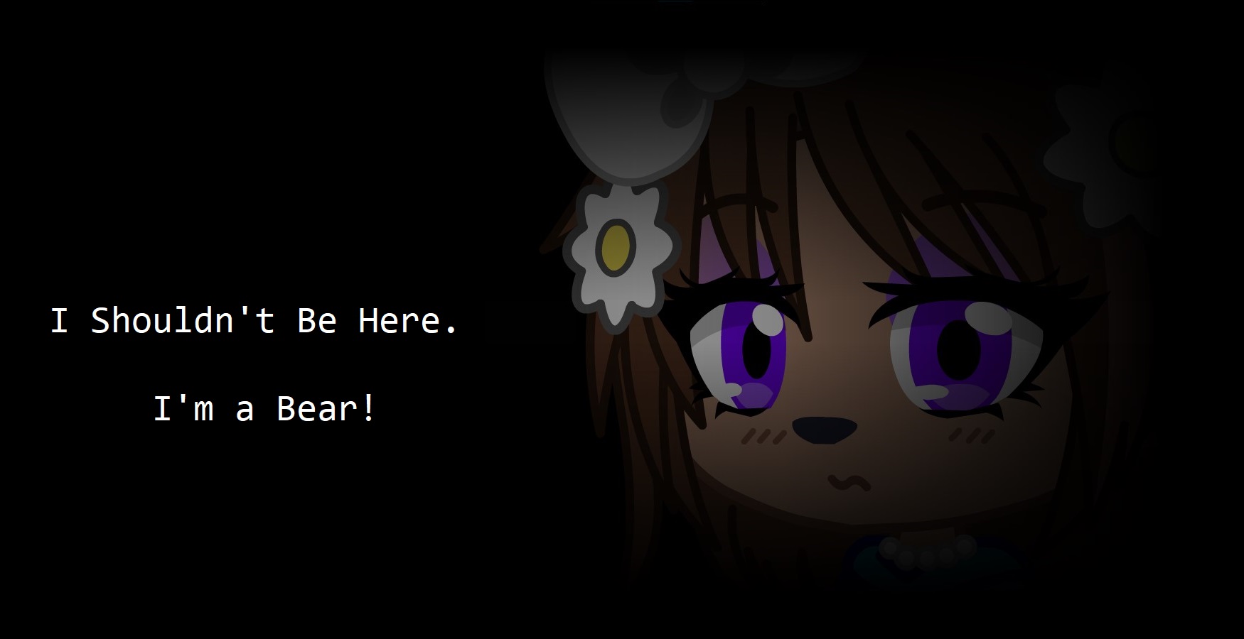 Amelia In Dark Blank Meme Template