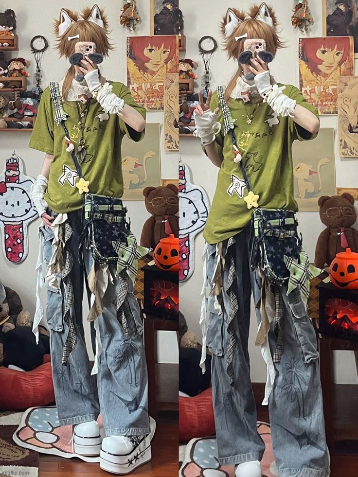 trying to convince my mom to let me dress like this MINUS the ears | made w/ Imgflip meme maker