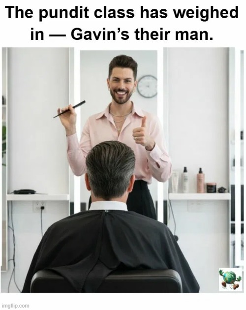 How 'bout that puff piece about Gavin Newsom in Vogue magazine? | image tagged in maga,conservative,gavin | made w/ Imgflip meme maker