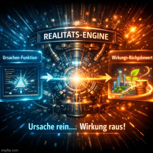 Reality Engine | image tagged in wenn sie in der realit ts-engine eine ursachen-funktion ausf hre | made w/ Imgflip meme maker