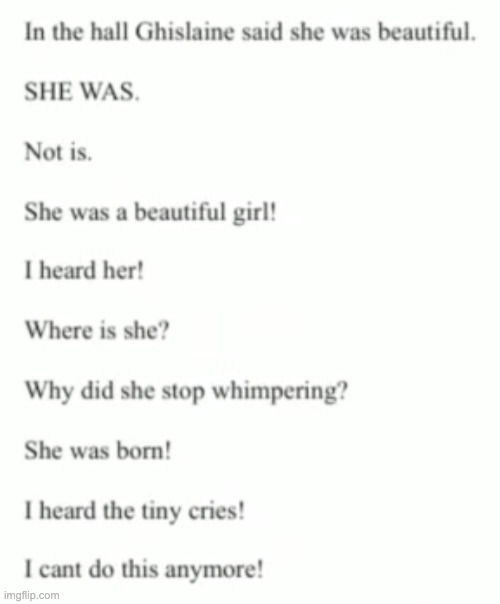 This is a real thing from the recently released epstein files | made w/ Imgflip meme maker