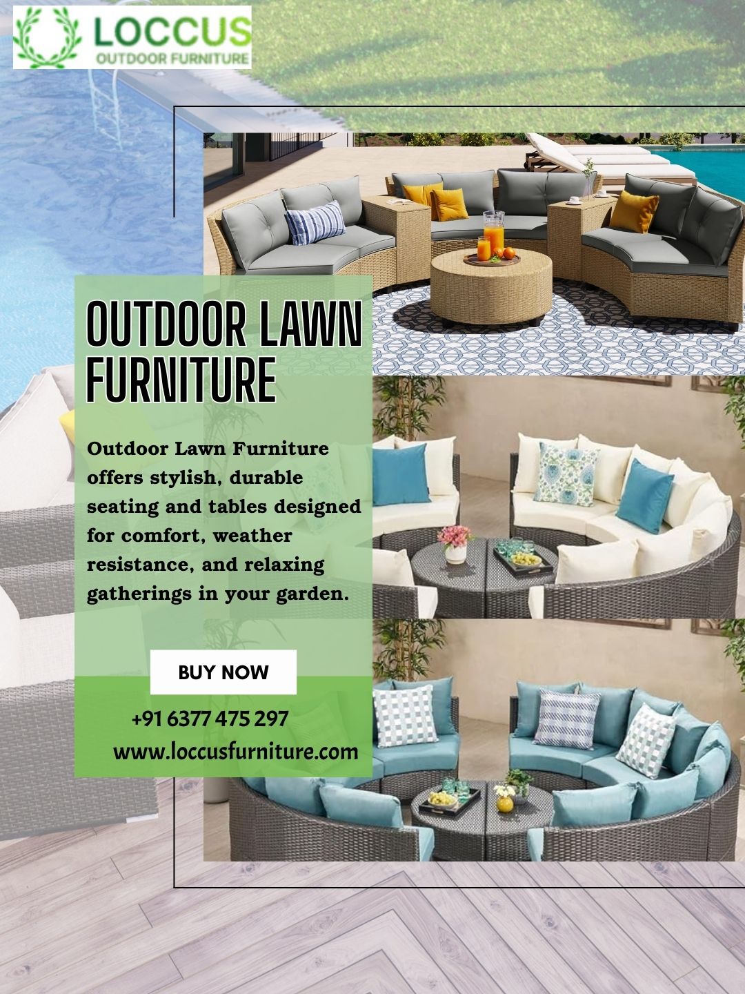 Outdoor Lawn Furniture Blank Meme Template