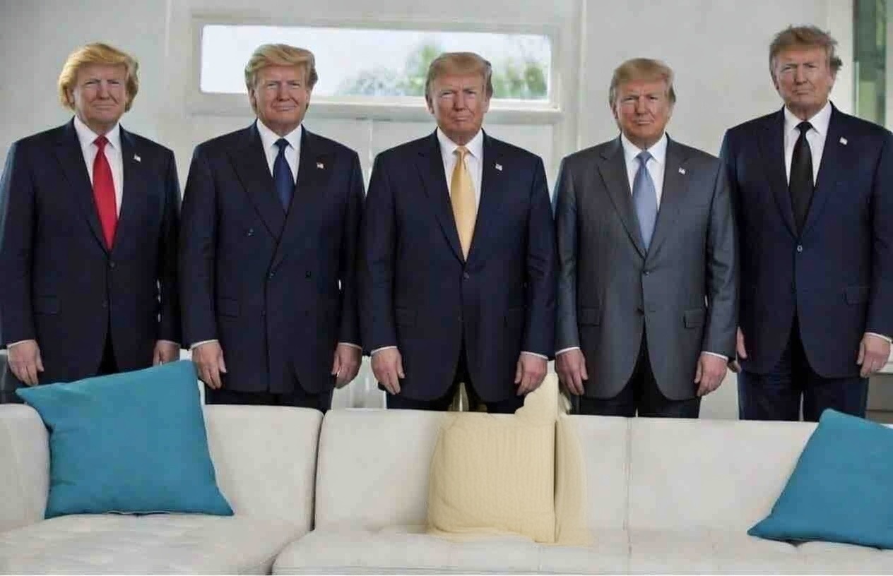 Trump white casting couch Blank Meme Template