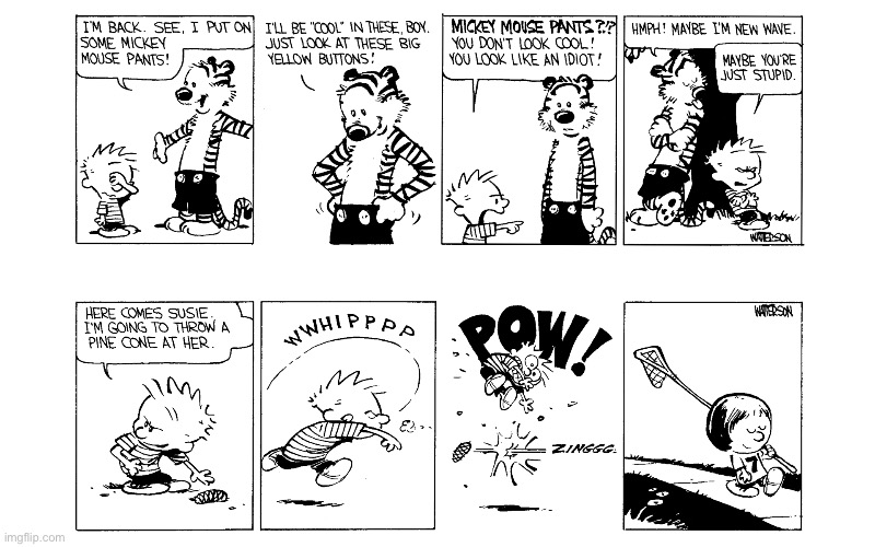 image tagged in calvin and hobbes,comics | made w/ Imgflip meme maker
