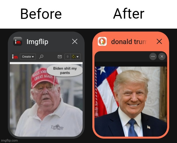 Before After | made w/ Imgflip meme maker