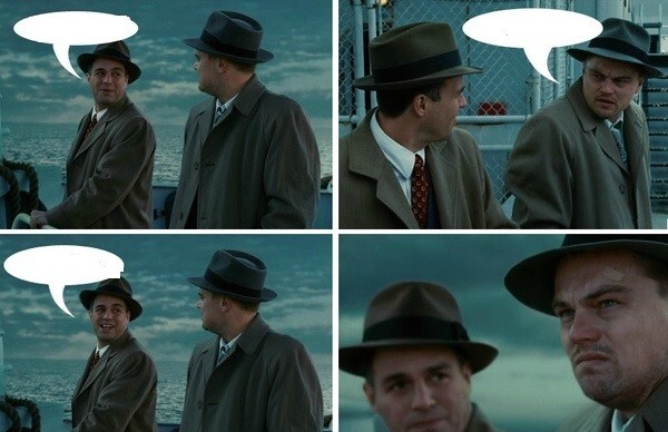Shutter Island (4 photo) Blank Meme Template
