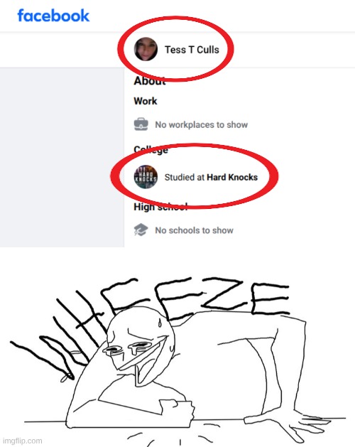 those who know | image tagged in wheezing laughter,meme | made w/ Imgflip meme maker