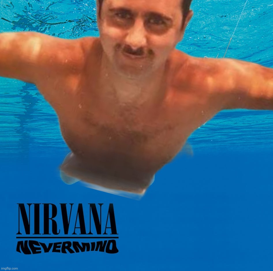 Bashar al-Assad meme | image tagged in bashar al-assad,nirvana,nevermind | made w/ Imgflip meme maker