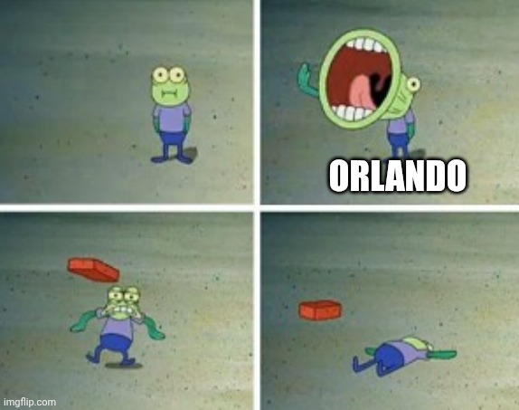 Orlando! | ORLANDO | image tagged in screaming fish | made w/ Imgflip meme maker