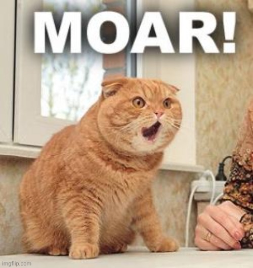M O A R | image tagged in moar | made w/ Imgflip meme maker