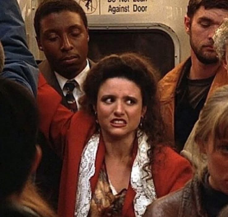 Elaine Subway Seinfeld Blank Meme Template