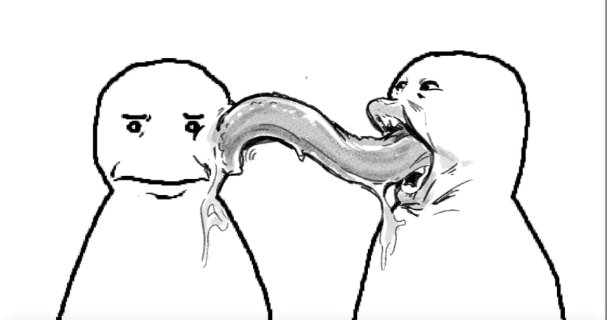 fallenchungus licking Blank Meme Template