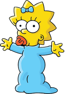 Maggie simpson (Lisa's younger sister) Blank Meme Template