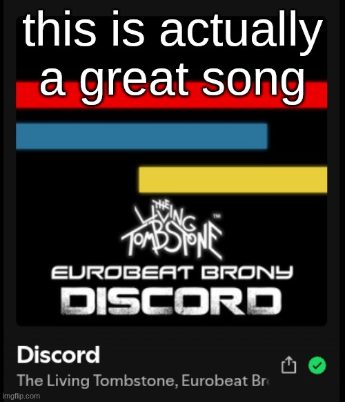 this is actually a great song | made w/ Imgflip meme maker