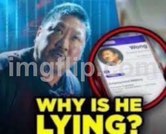 why is he lying | image tagged in why is he lying | made w/ Imgflip meme maker