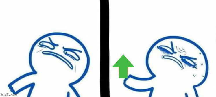 angry upvote | image tagged in angry upvote | made w/ Imgflip meme maker