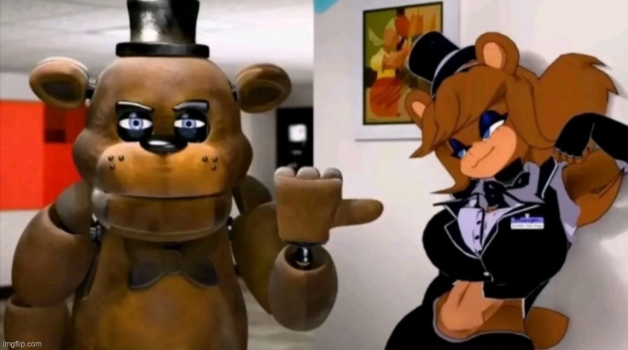 “At this point are we even the same character?” | image tagged in feddy,fnaf | made w/ Imgflip meme maker