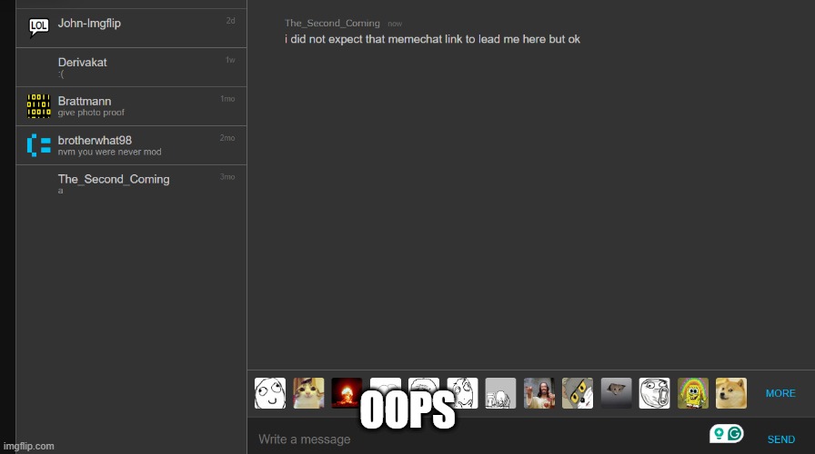 OOPS | made w/ Imgflip meme maker