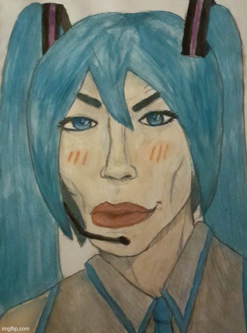 hatsune mewku | image tagged in hatsune mewku | made w/ Imgflip meme maker