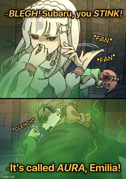 image tagged in re zero,emilia,ram,subaru | made w/ Imgflip meme maker