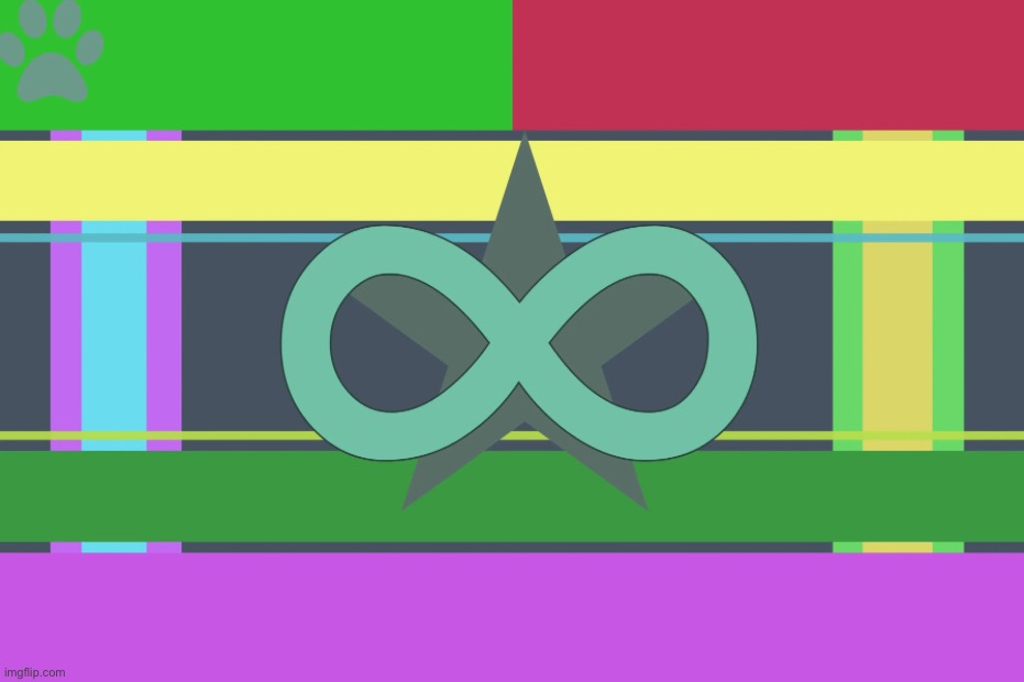 official flag for Infinity | image tagged in before you ask yes this is canon | made w/ Imgflip meme maker