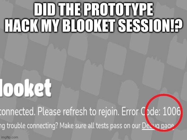 I swear, if I see an arm i'm bolting | DID THE PROTOTYPE HACK MY BLOOKET SESSION!? | image tagged in poppy playtime,blooket,gaming | made w/ Imgflip meme maker