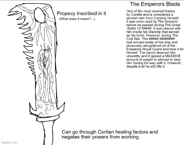 The Emperors Blade (concept art) | made w/ Imgflip meme maker