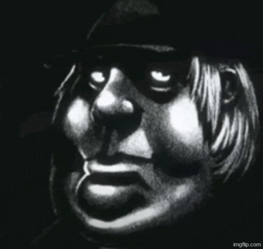 how ultrakill fans look at you when you don't care about their silly gay angel and his gopro boyfriend | made w/ Imgflip meme maker