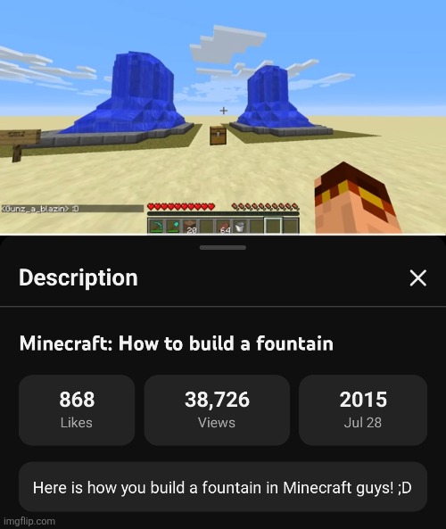 Very interesting | image tagged in minecraft | made w/ Imgflip meme maker