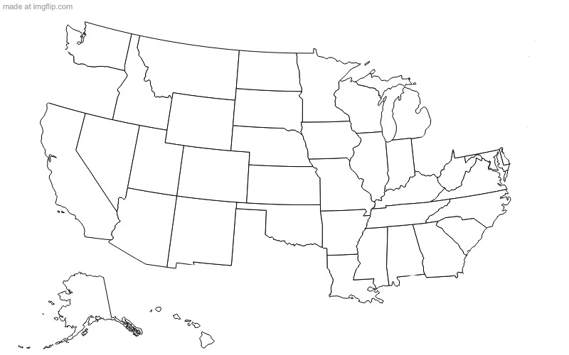 MAP OF USA | image tagged in map of usa | made w/ Imgflip meme maker