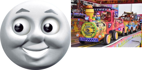 Thomas Face Scalextric Mexican Fair Rides Blank Meme Template