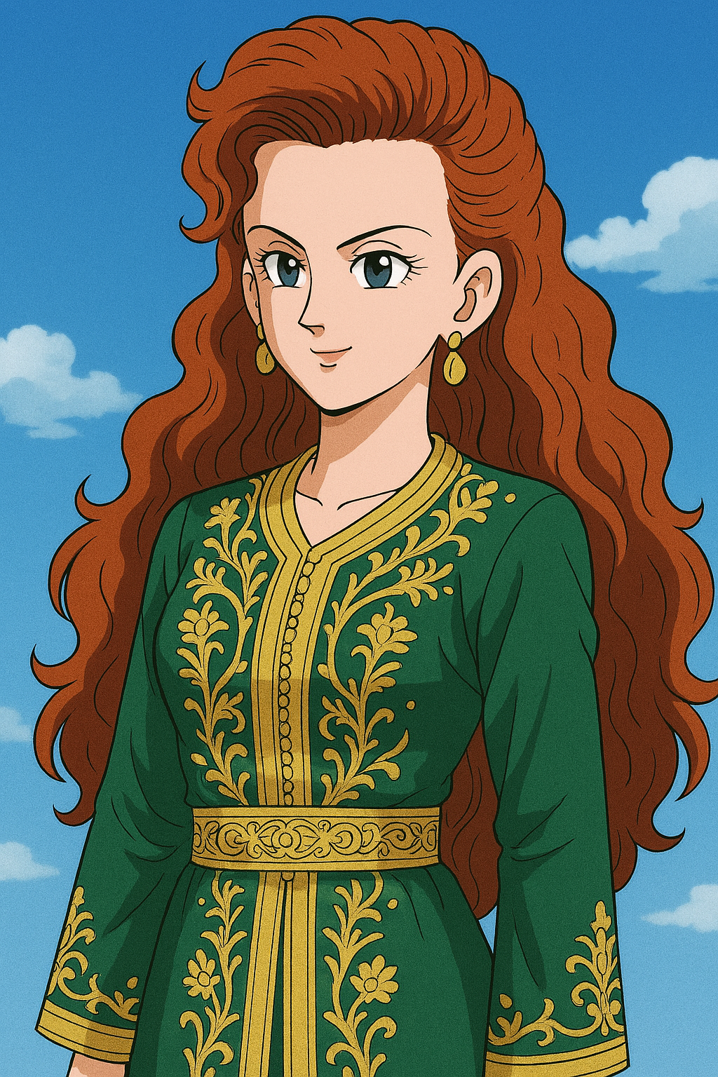 If Salma Bennani were in Dragon Ball Blank Meme Template